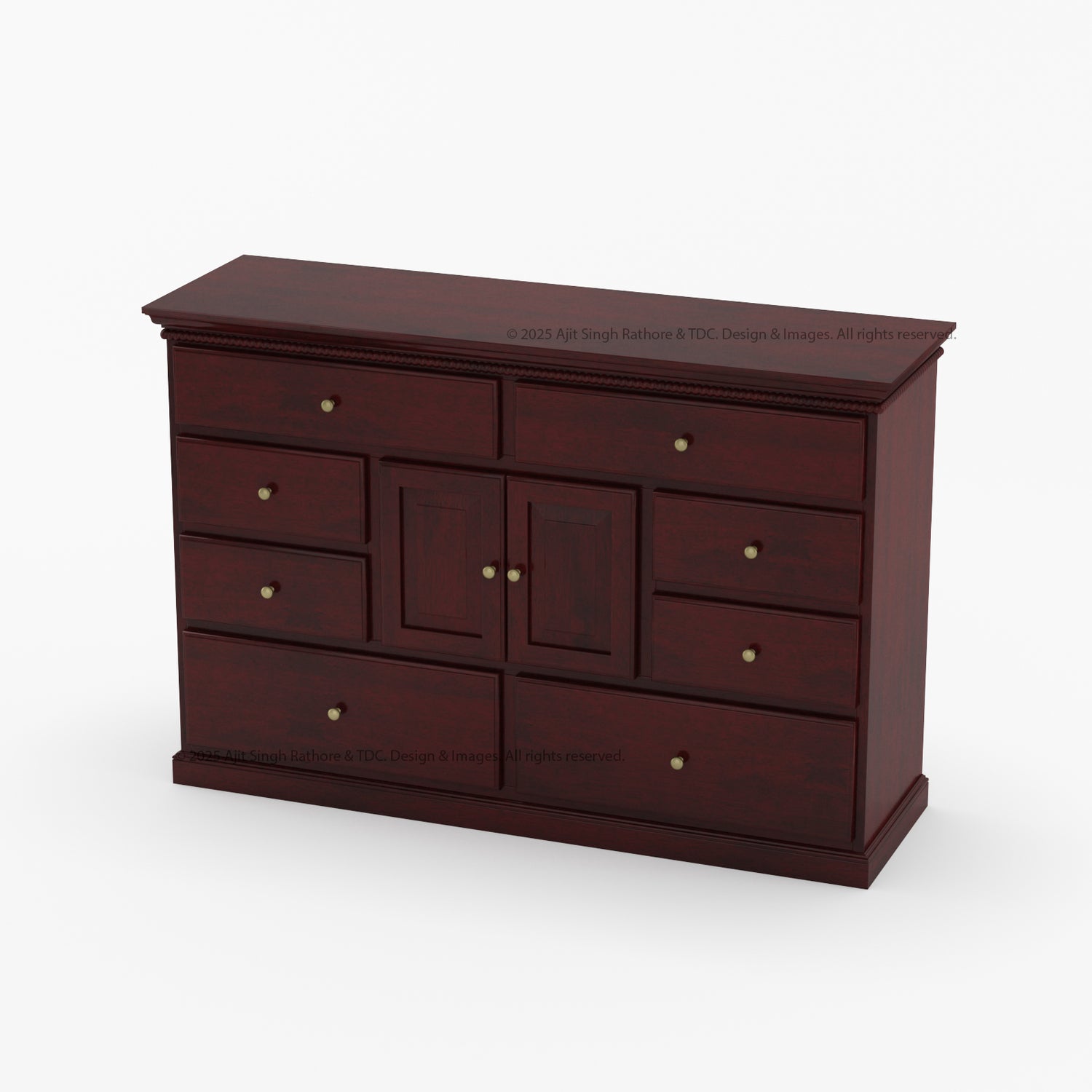 Lancaster Premium Solid Wood Heritage Dresser