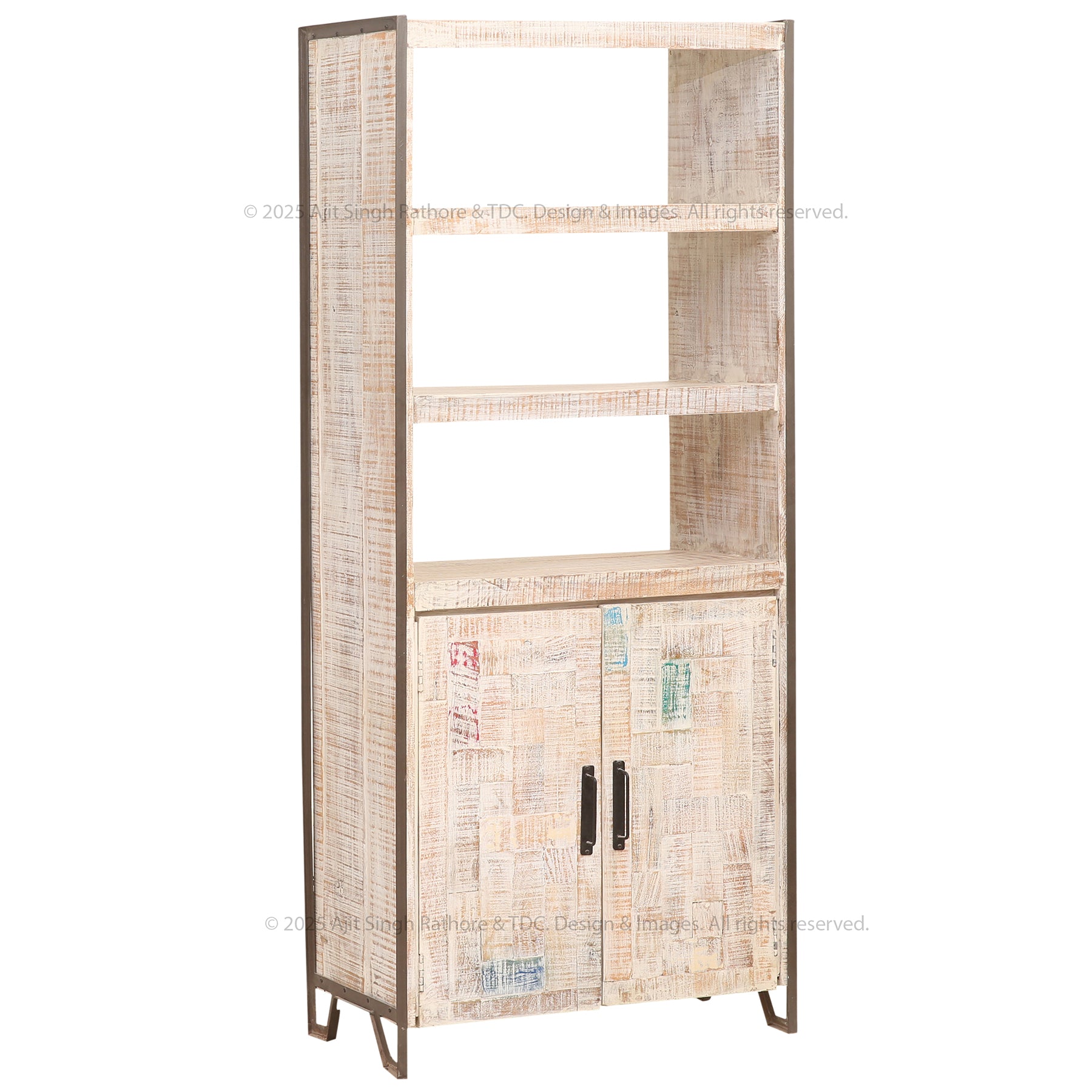 Lakehurst Vintage Fusion Solidwood Bookshelf
