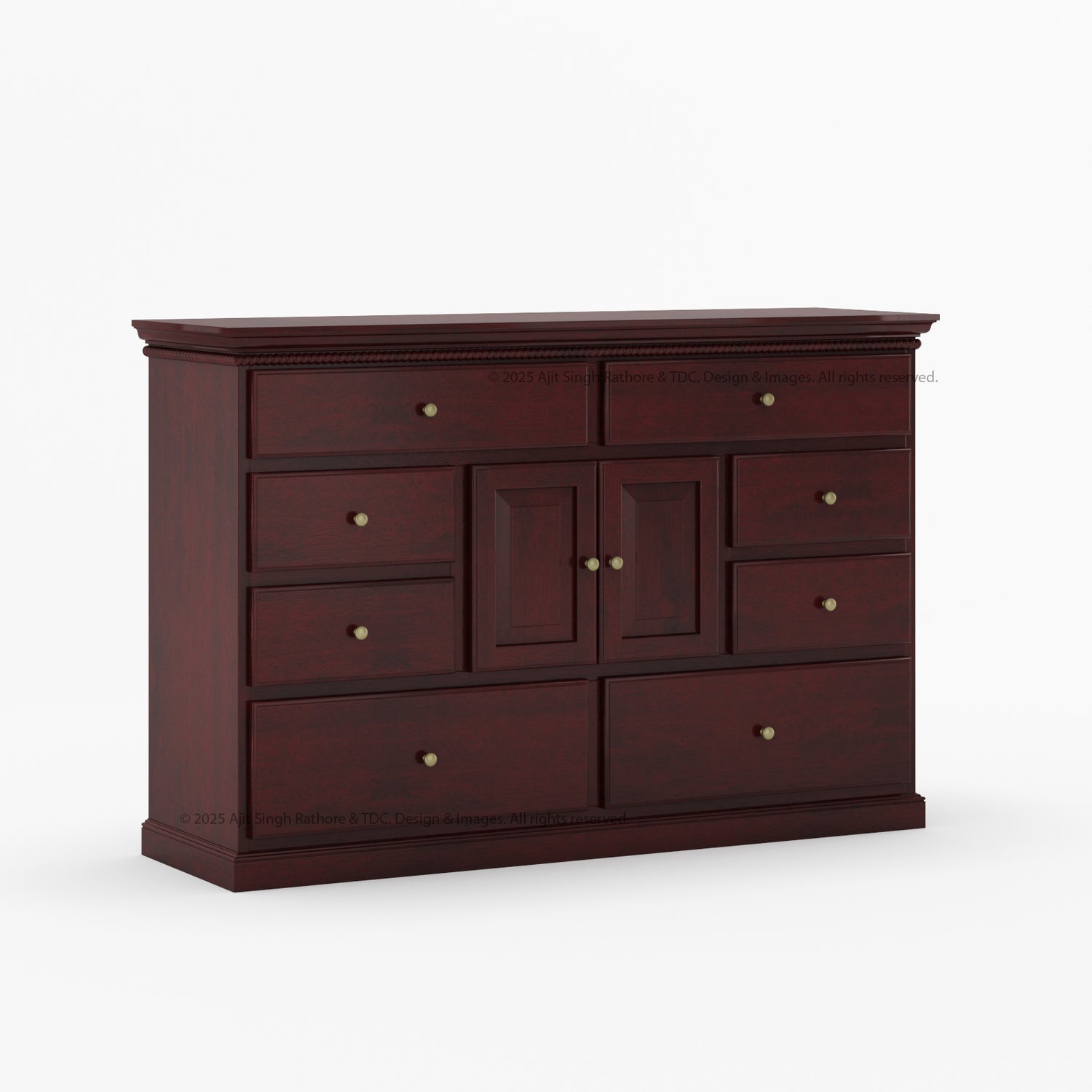 Lancaster Premium Solid Wood Heritage Dresser