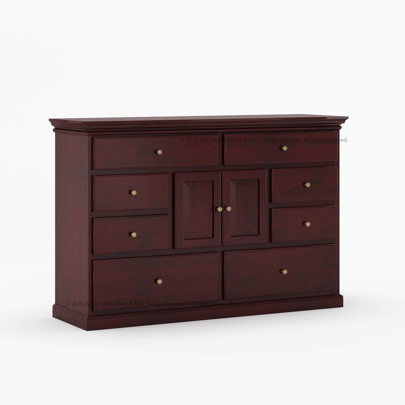 Lancaster Premium Solid Wood Heritage Dresser