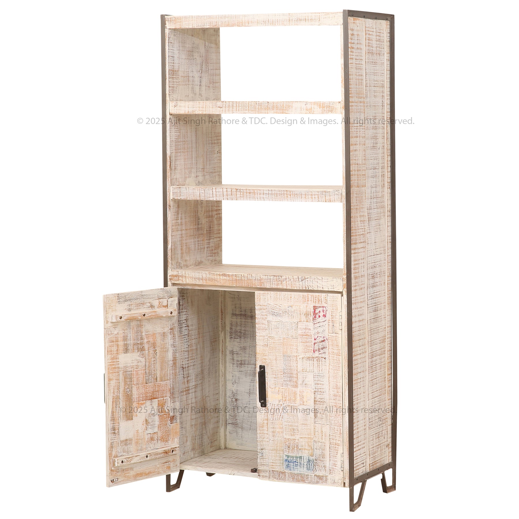 Lakehurst Vintage Fusion Solidwood Bookshelf