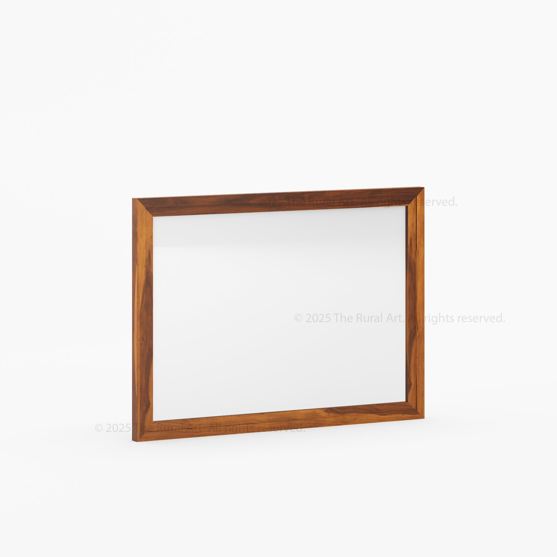 Seabrook Solid Wood Framed Wall Mirror with Clean Edge Detailing