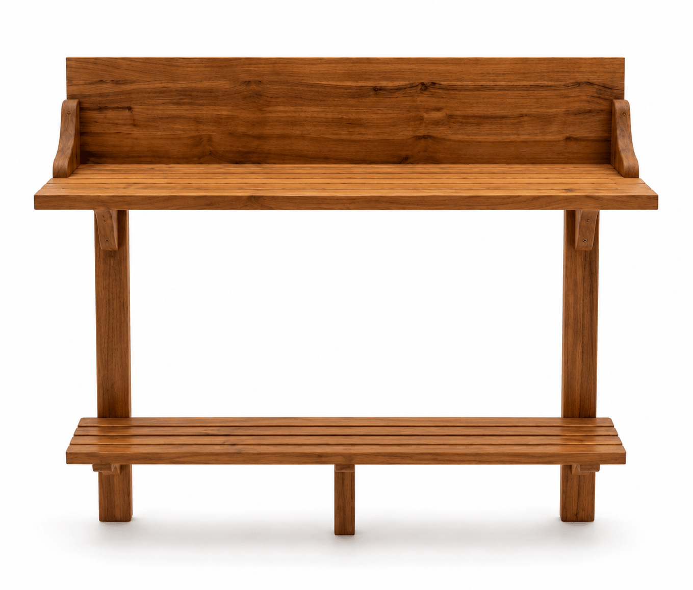Homer Solid Teak Wood Outdoor Bar Table