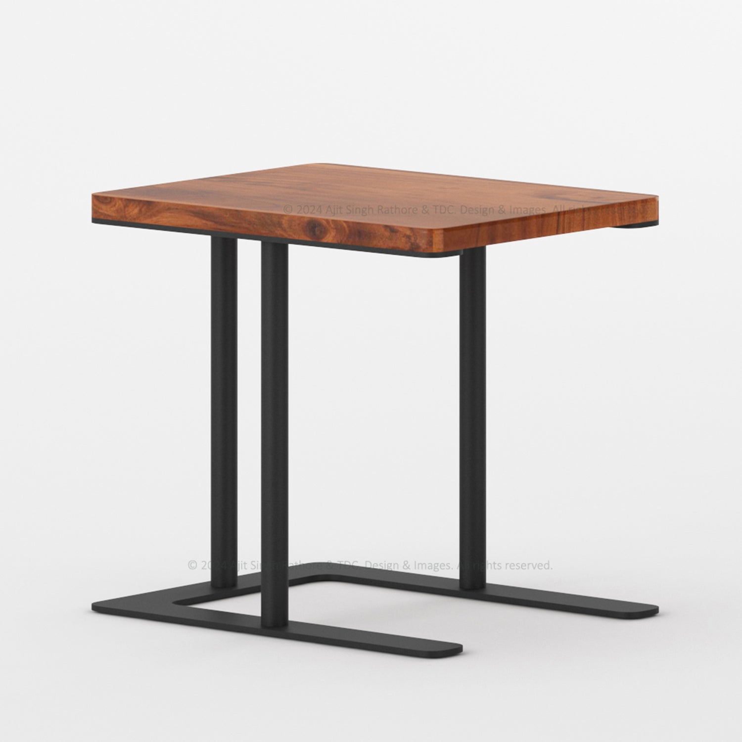 Prescott Solid Wood Living Room Set with 2 Tier Coffee Table