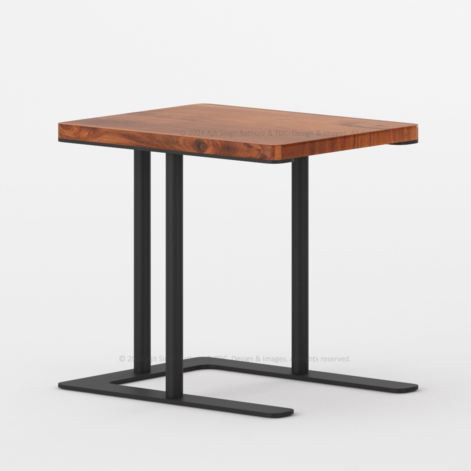 Prescott Solid Wood Living Room Set with 2 Tier Coffee Table