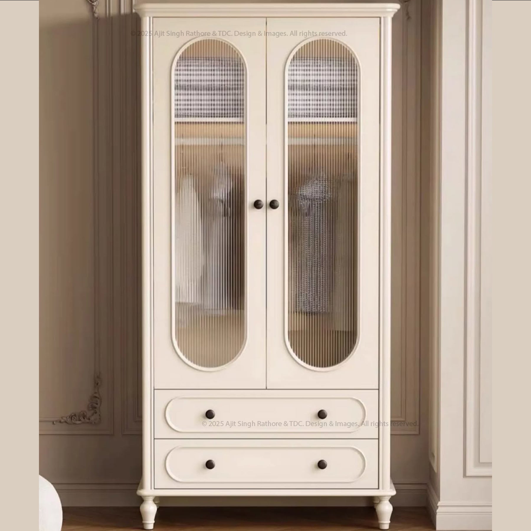 Aberdeen Solid Wood Armoire Wardrobe