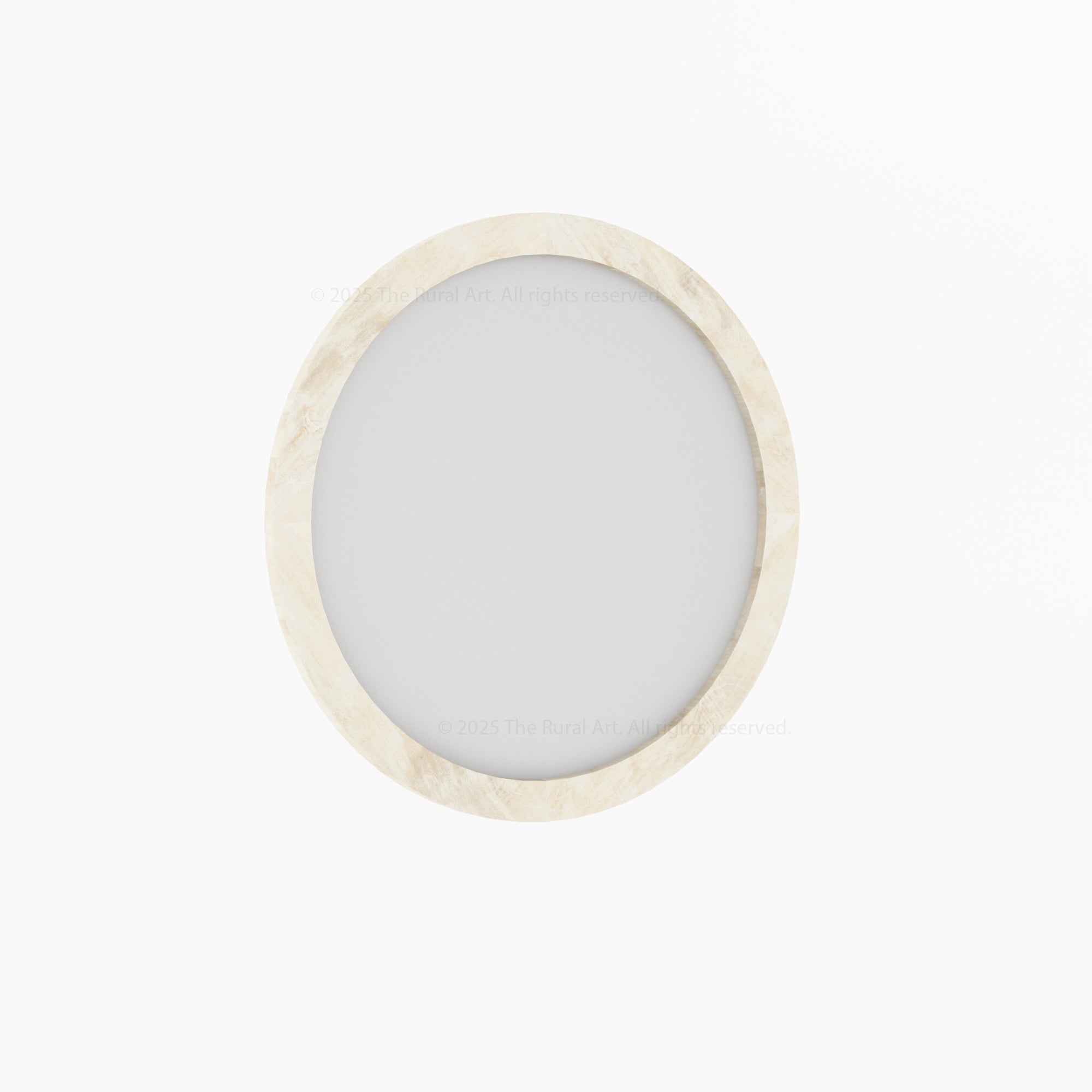 Orlando Solid Wood Round Mirror Frame
