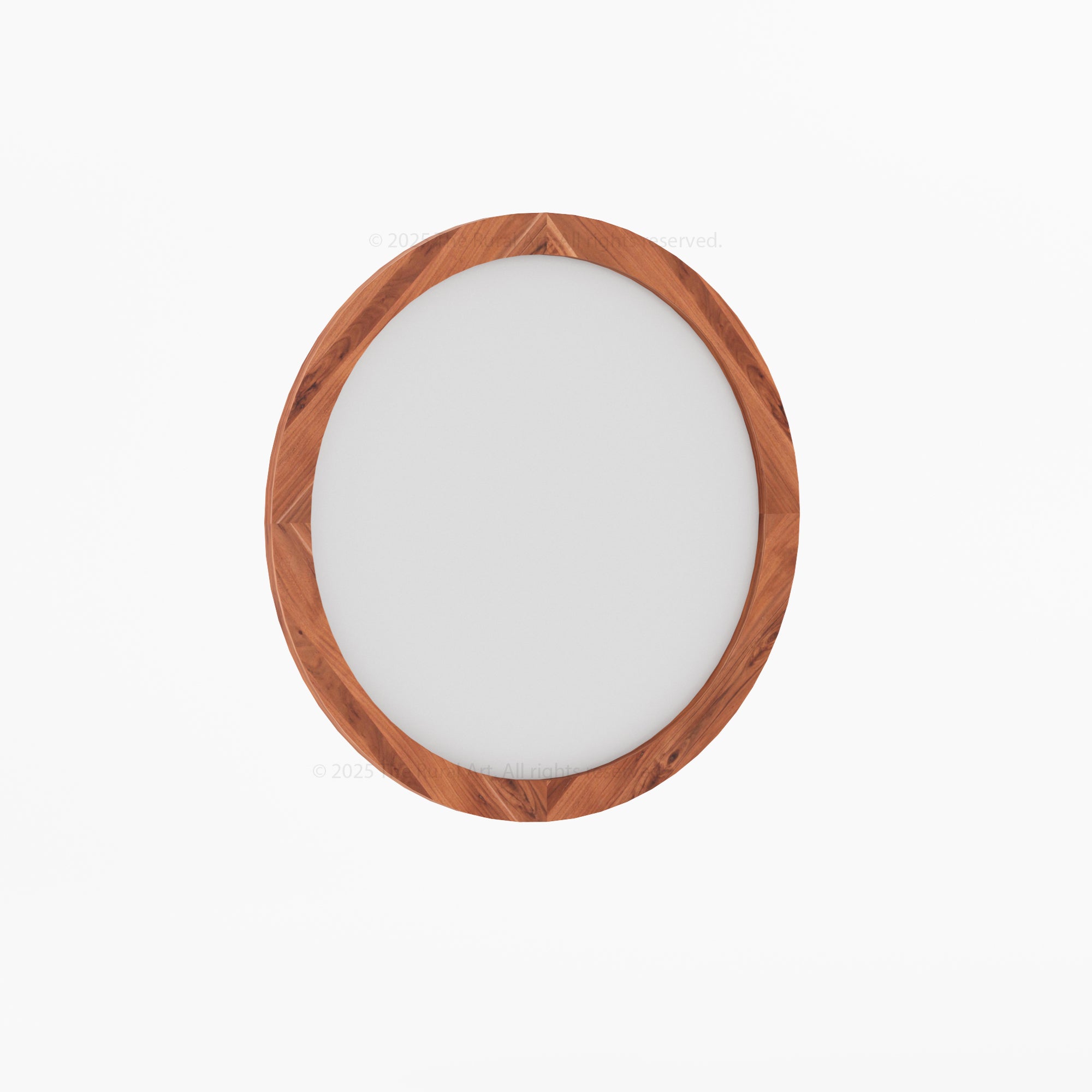Orlando Solid Wood Round Mirror Frame