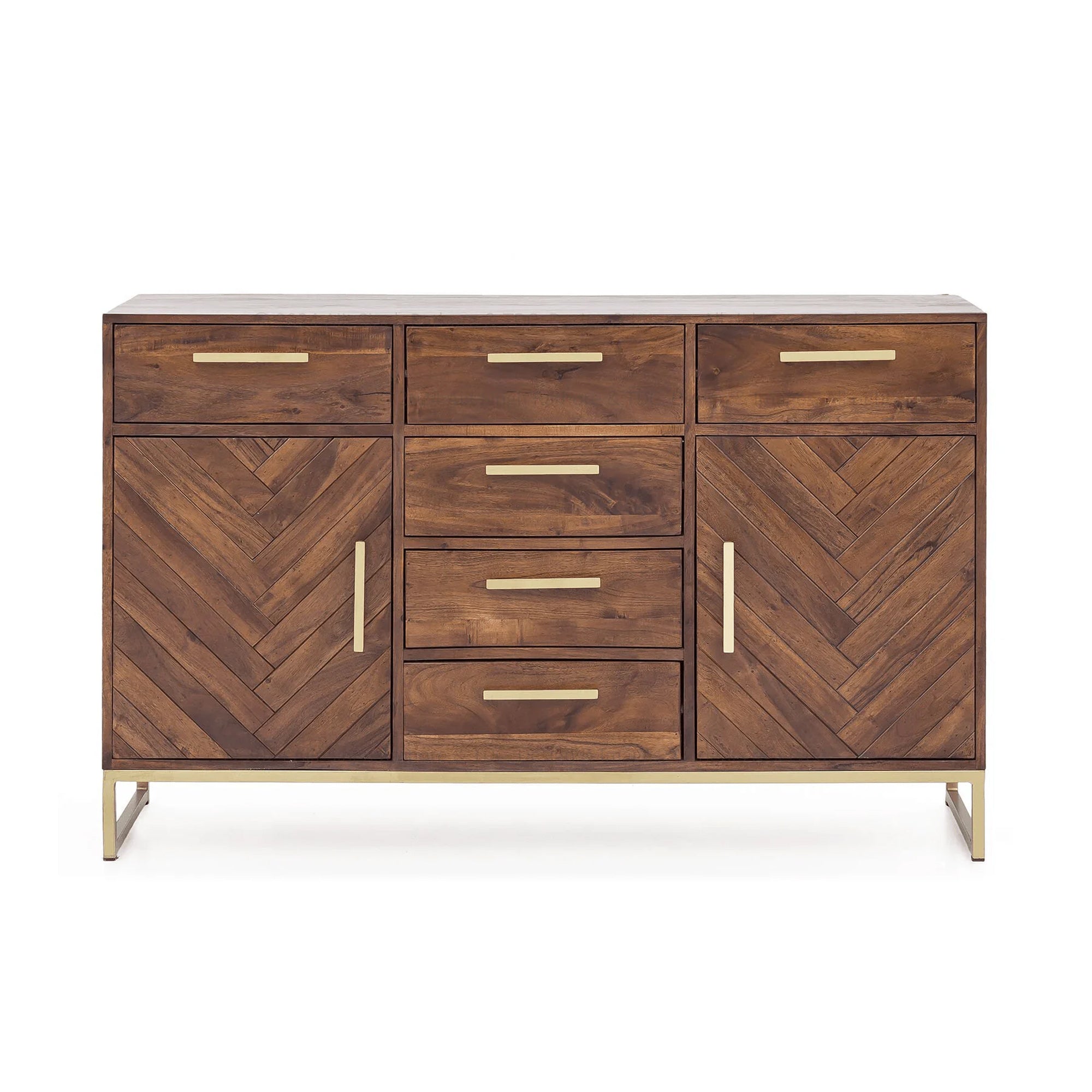 Helena Rustic Solid Wood Buffet Sideboard