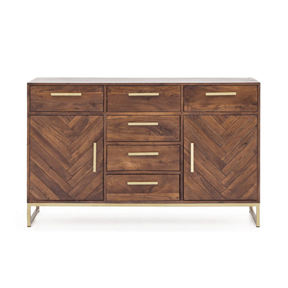 Helena Rustic Solid Wood Buffet Sideboard