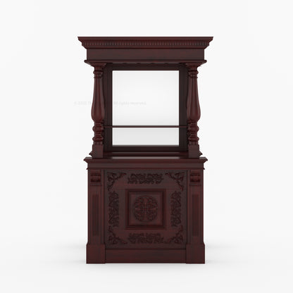 Italian Luxury Ornate Carved Wine Bar - Made in Italy
