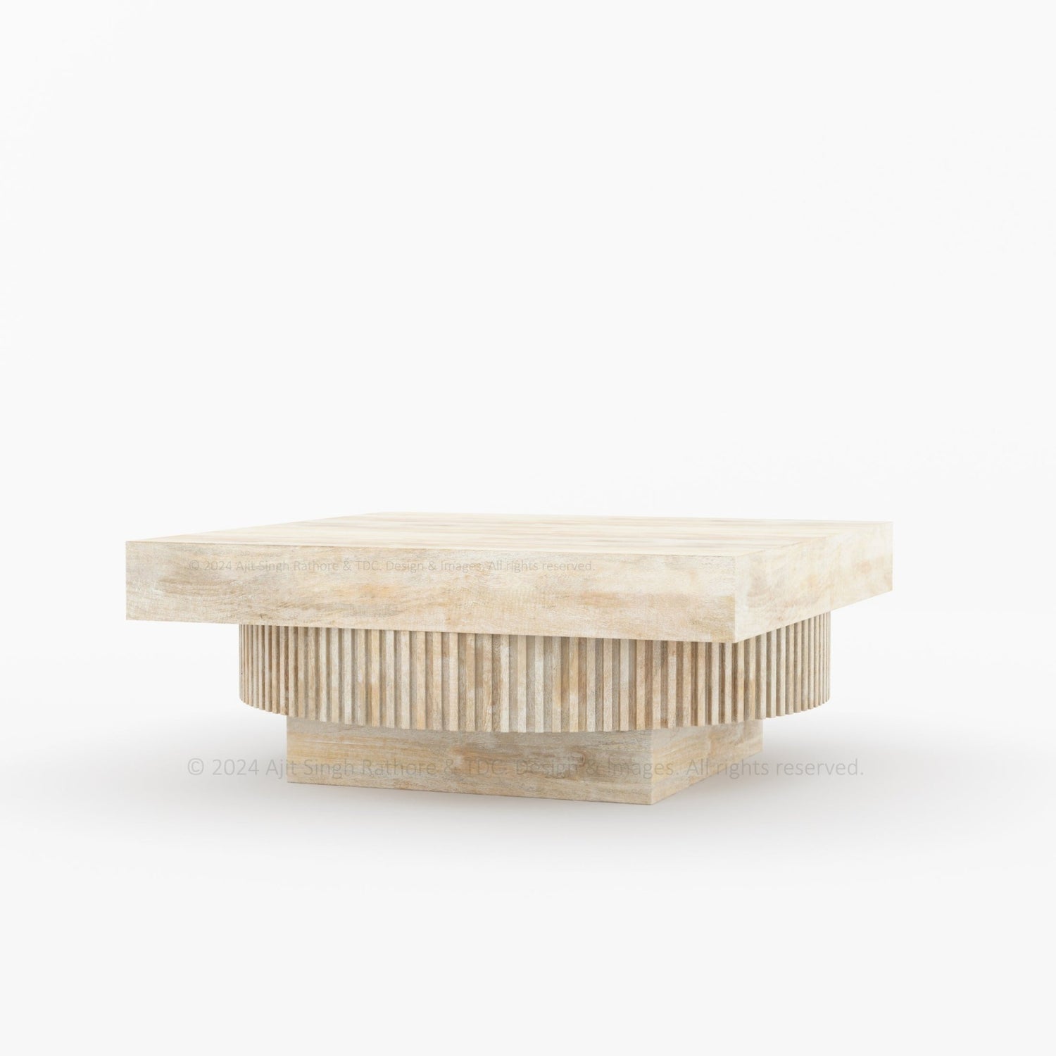 Rustique Square Mango Wood Coffee Table