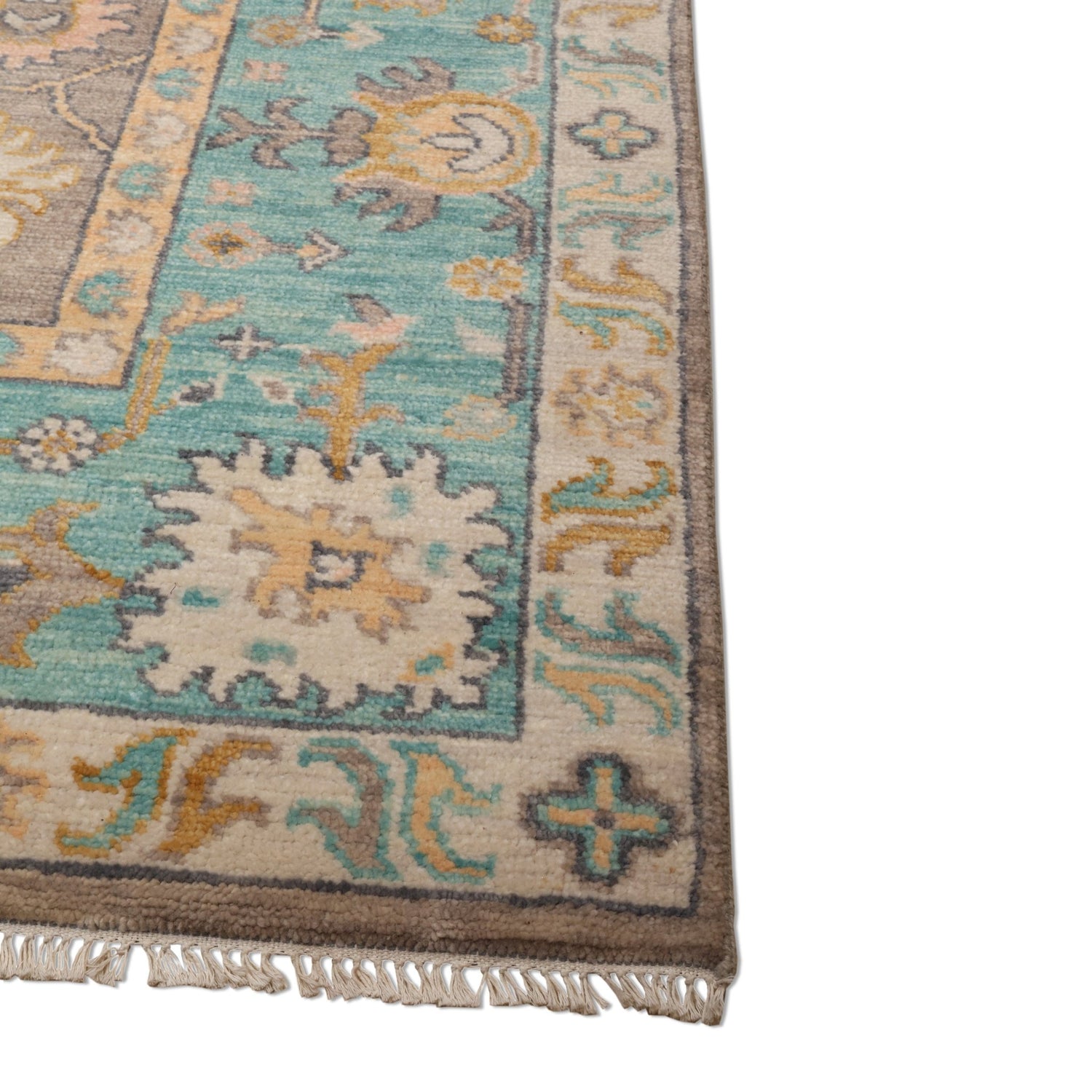 Savannah Hand-Knotted Wool Oushak Rug