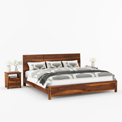 Princeton Bedroom Collection with Geometric Wood Detailing