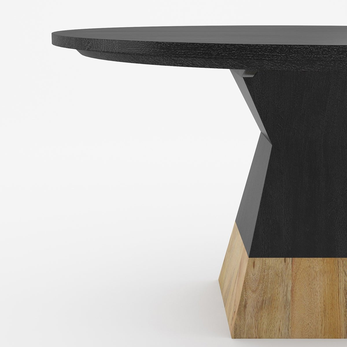 Zeeland Modern Solid Wood Round Top Kitchen Table