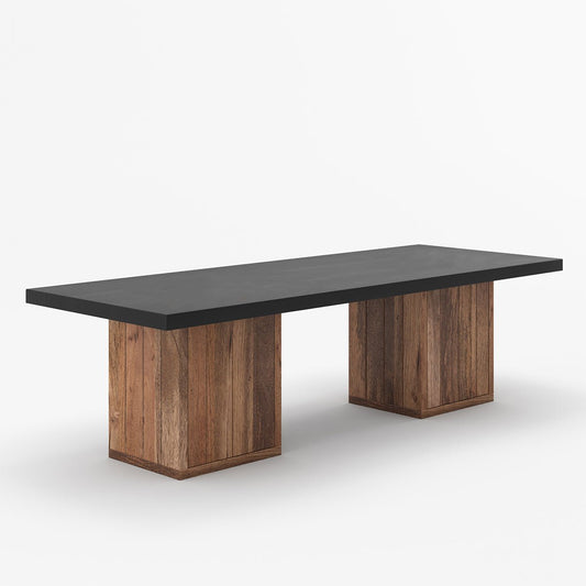 Pasadena dual tone Rectangle Black Coffee Table with Storage