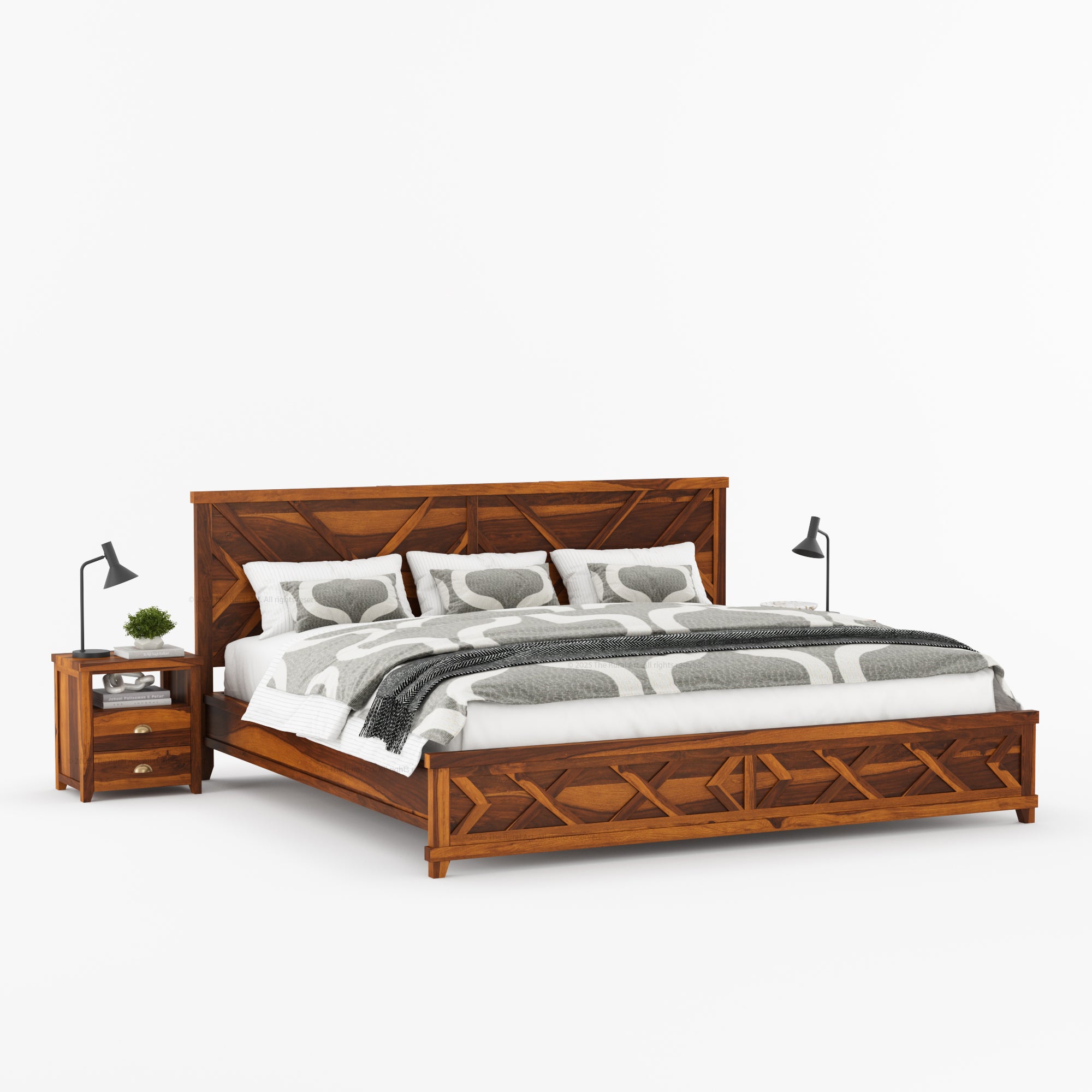 Baytown 6-Piece Solid Wood Platform Bedroom Set