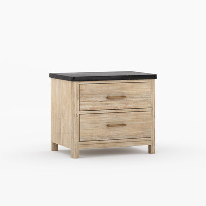 Sebring Prestige Nightstand with Stone-Top
