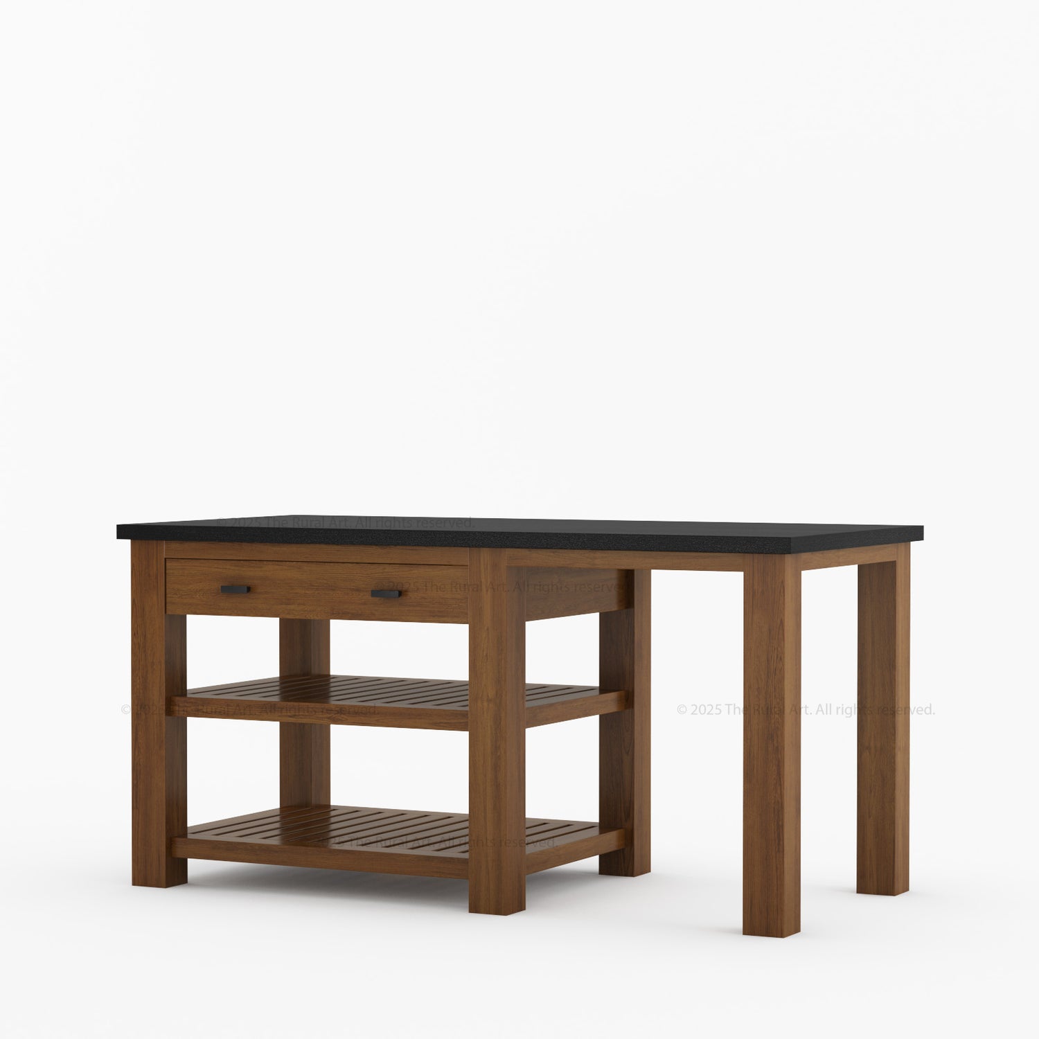 Castine Solid Wood Kitchen Island