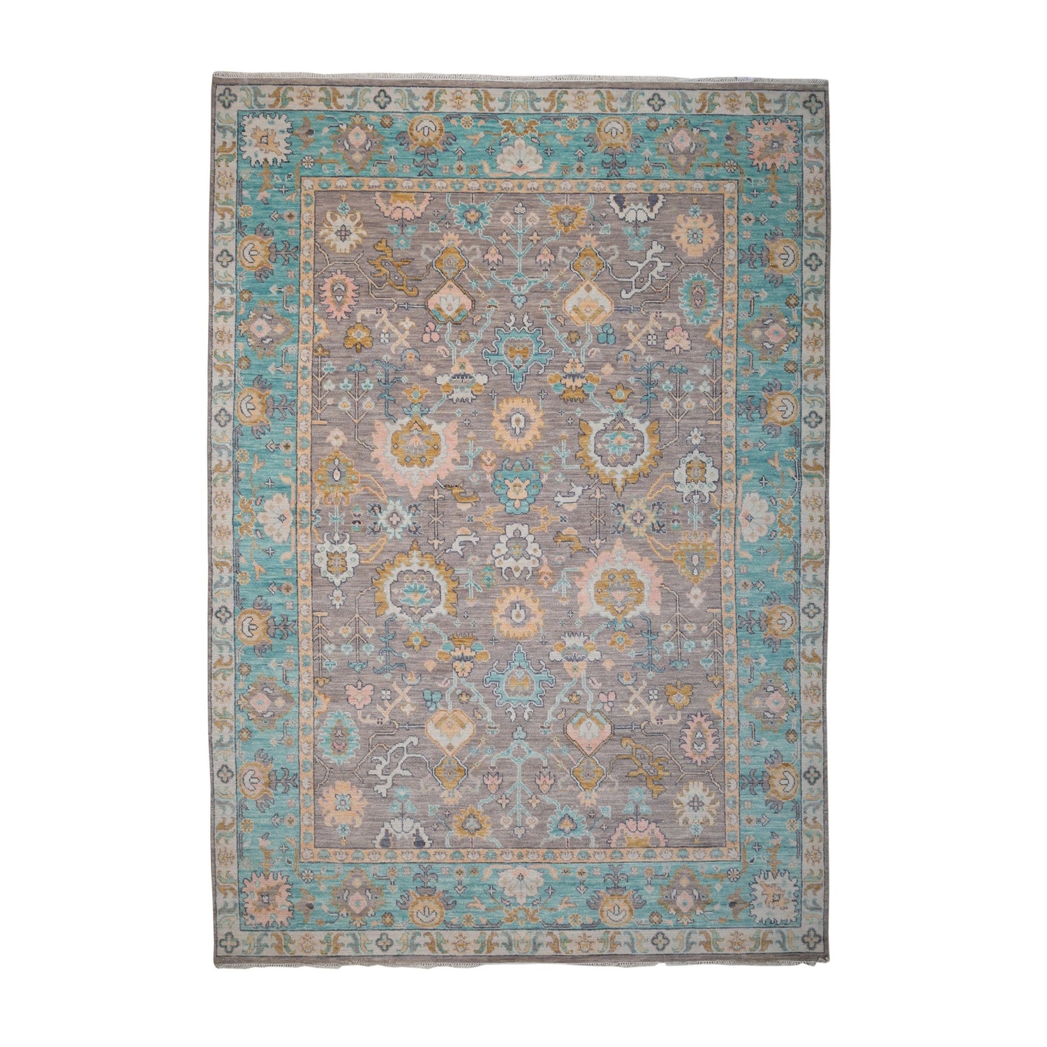 Savannah Hand-Knotted Wool Oushak Rug