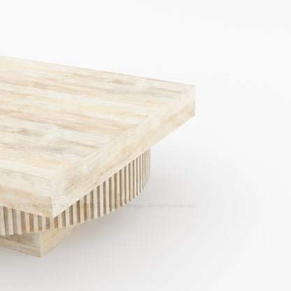 Rustique Square Mango Wood Coffee Table