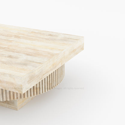 Rustique Square Mango Wood Coffee Table