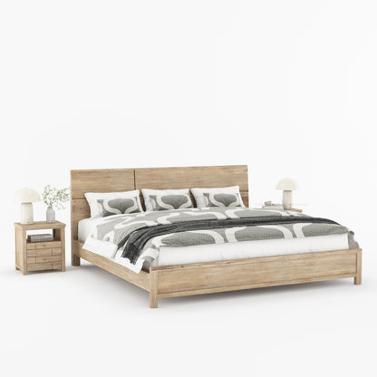 Princeton Bedroom Collection with Geometric Wood Detailing