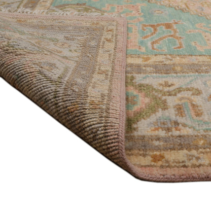 Algarve Vintage Oushak Hand-Knotted Wool Rug