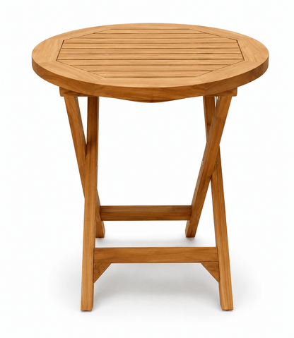 Chico Solid Wood Folding Round Bistro Table