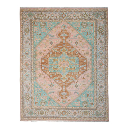 Algarve Vintage Oushak Hand-Knotted Wool Rug