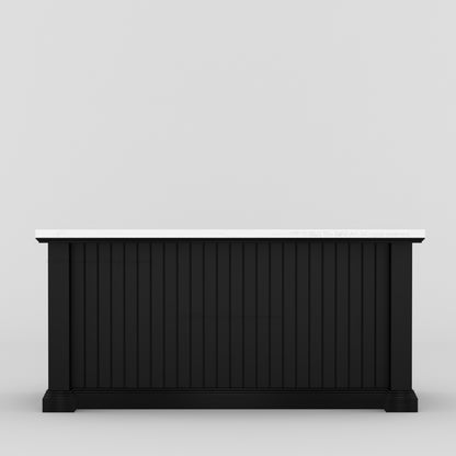 Chester Solid Wood Panelled Kitchen Island