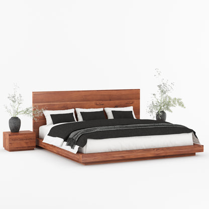 Kingston Modern Solid Wood Platform Bed