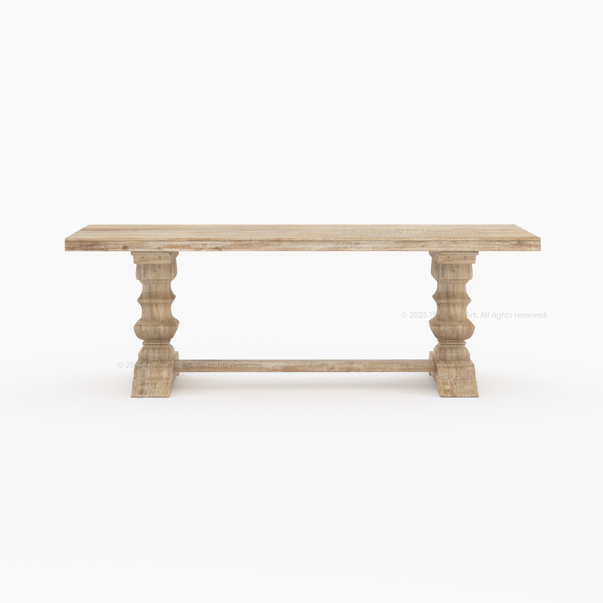 Crossett Solid Wood Double Pedestal Dining Table