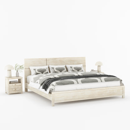 Princeton Bedroom Collection with Geometric Wood Detailing