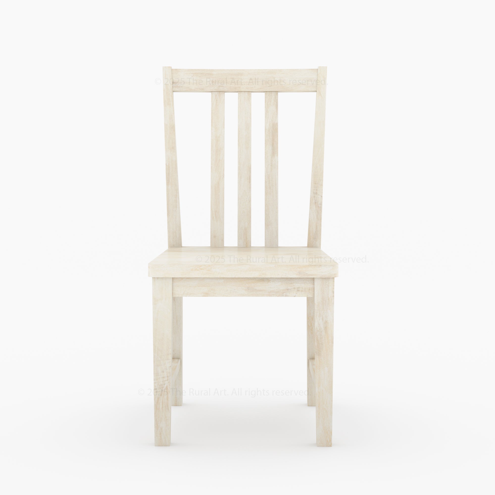 Shelbyville Solid Wood Farmhouse Dining Table &amp; Slatted-Back Chair Set