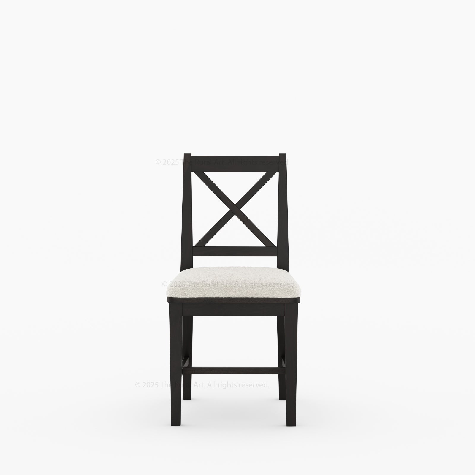 Sherman Solid Wood Black Dining Table and Chair Set for 4, 6, 8, 10, 12 People