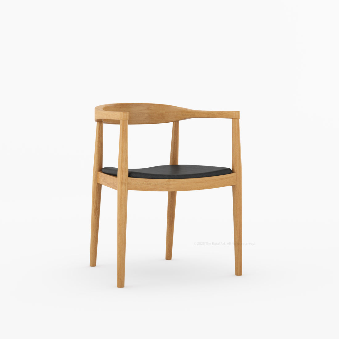 Lexington Wooden chair with Leather seat