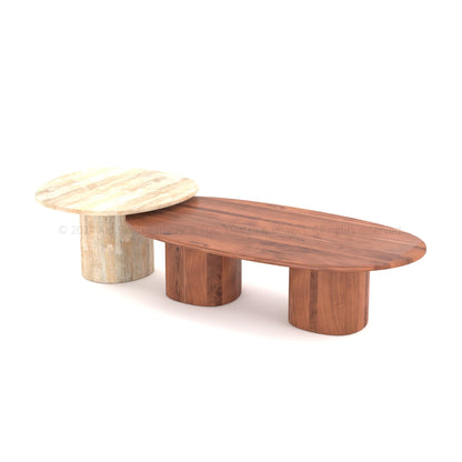 Sedona Serenity Dual Wood Nesting Coffee Table