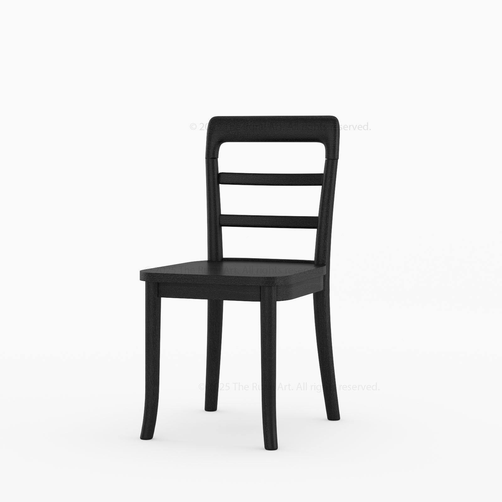 Manhattan Solid Wood Dining Chair with Ladder Back Support