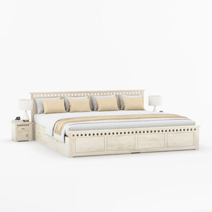 Alameda Solid Wood Storage Platform Bed with Drawers