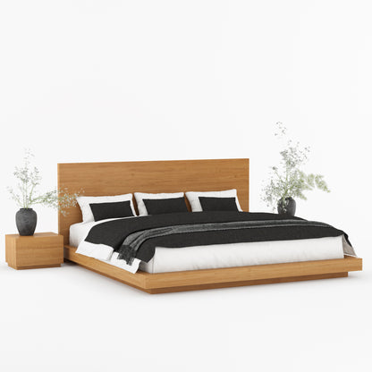 Kingston Modern Solid Wood Platform Bed