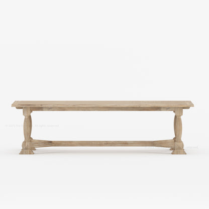 Monterey Turned-Leg Solid Wood Rectangle Dining Table