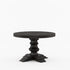 Benton Black Round Pedestal Dining Table