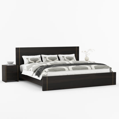 Branson Solid Wood Bedroom Collection with Brass Inlay Detailing