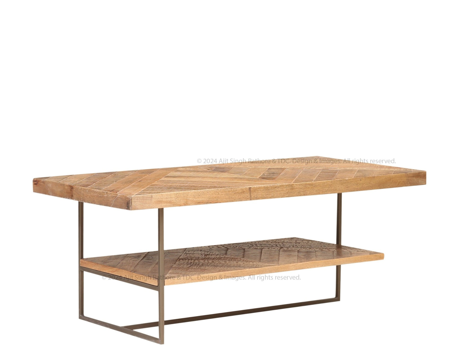 Peekskill Rustic Industrial Accent Table