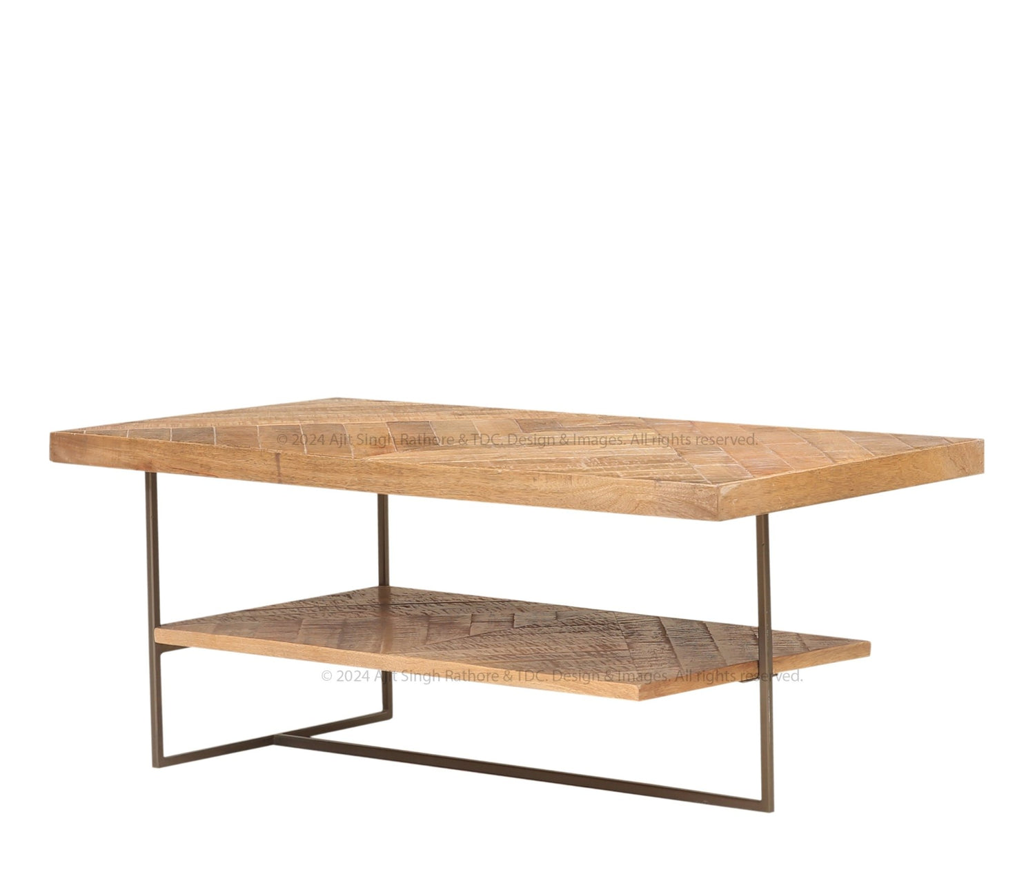 Peekskill Rustic Industrial Accent Table