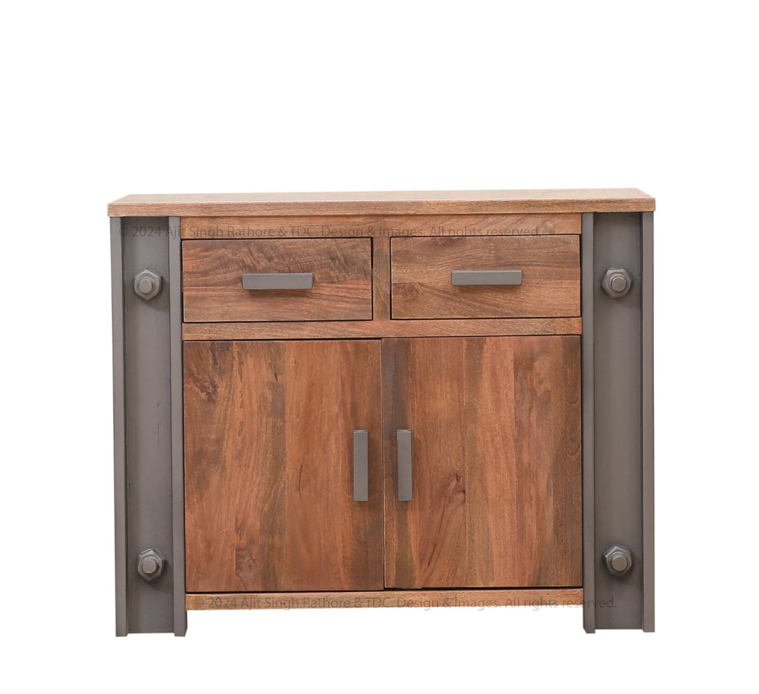 Montclair Rustic Industrial Storage Cabinet