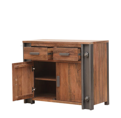 Montclair Rustic Industrial Storage Cabinet