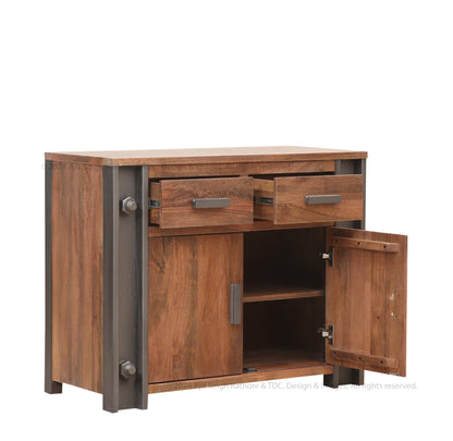 Montclair Rustic Industrial Storage Cabinet