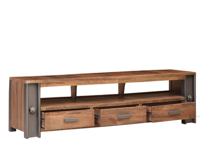 Camden Industrial Solid Wood TV Stand &amp; Media Console